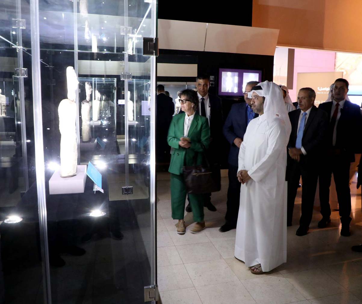 رئيس قطر للسياحة يشيد بمتحف الأردن وبمستواه المتقدم وتنوع معروضاته