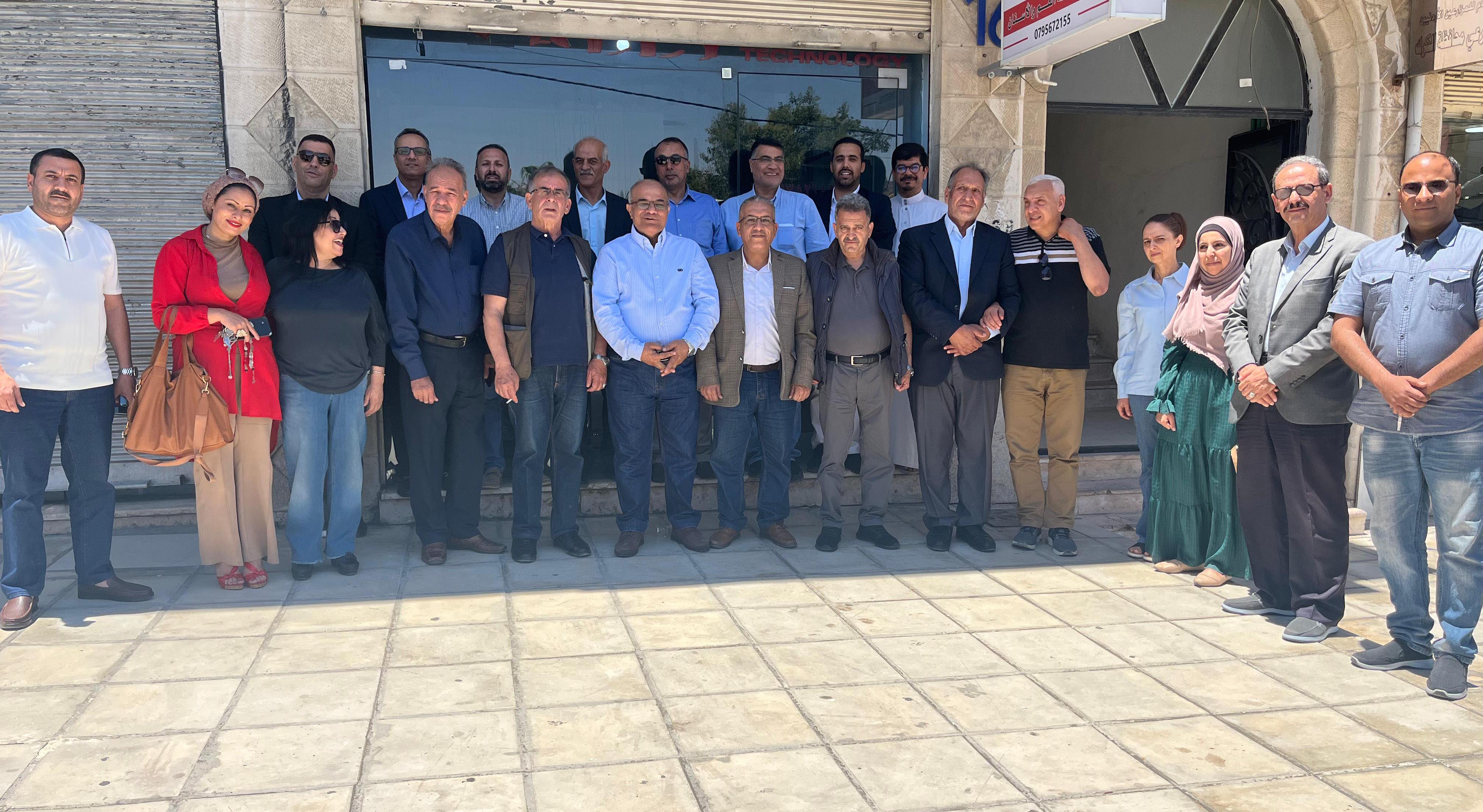 مجلس الصحفيين يزور فرع النقابة في الكرك