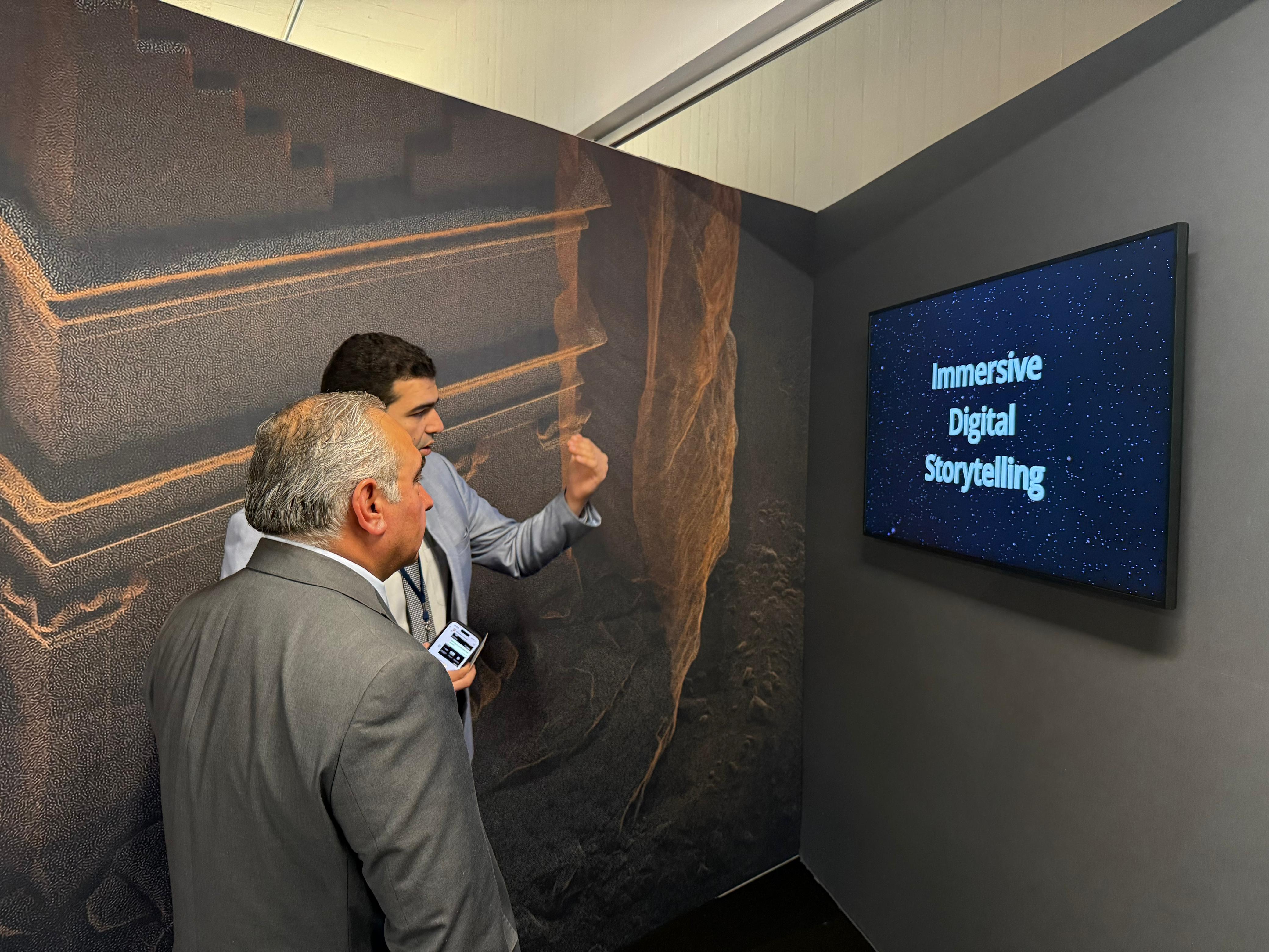 إقليم البترا تشارك بفعالية إطلاق المنصة التراثية الرقمية في باريس