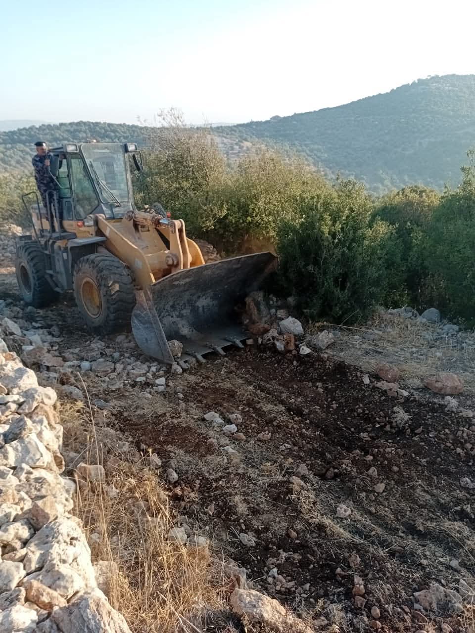 بدء عمليات التبريد لموقع حريق وديان الشام في جرش