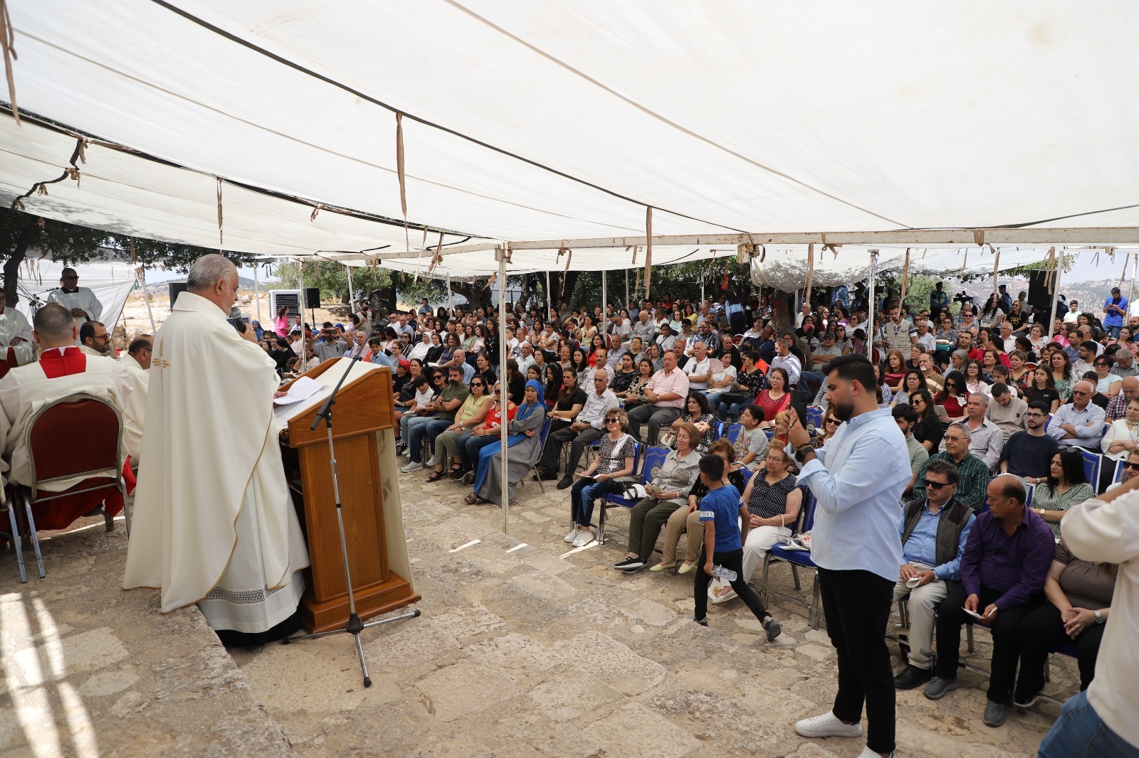 عجلون: الكنيسة الكاثوليكية تحيي يوم الحج إلى مزار مار إلياس