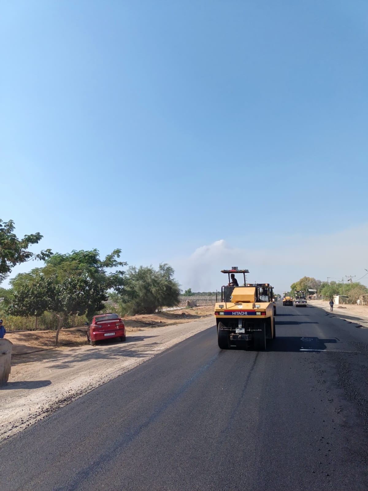 الانتهاء من تعبيد الطريق الرئيسي في دير علا