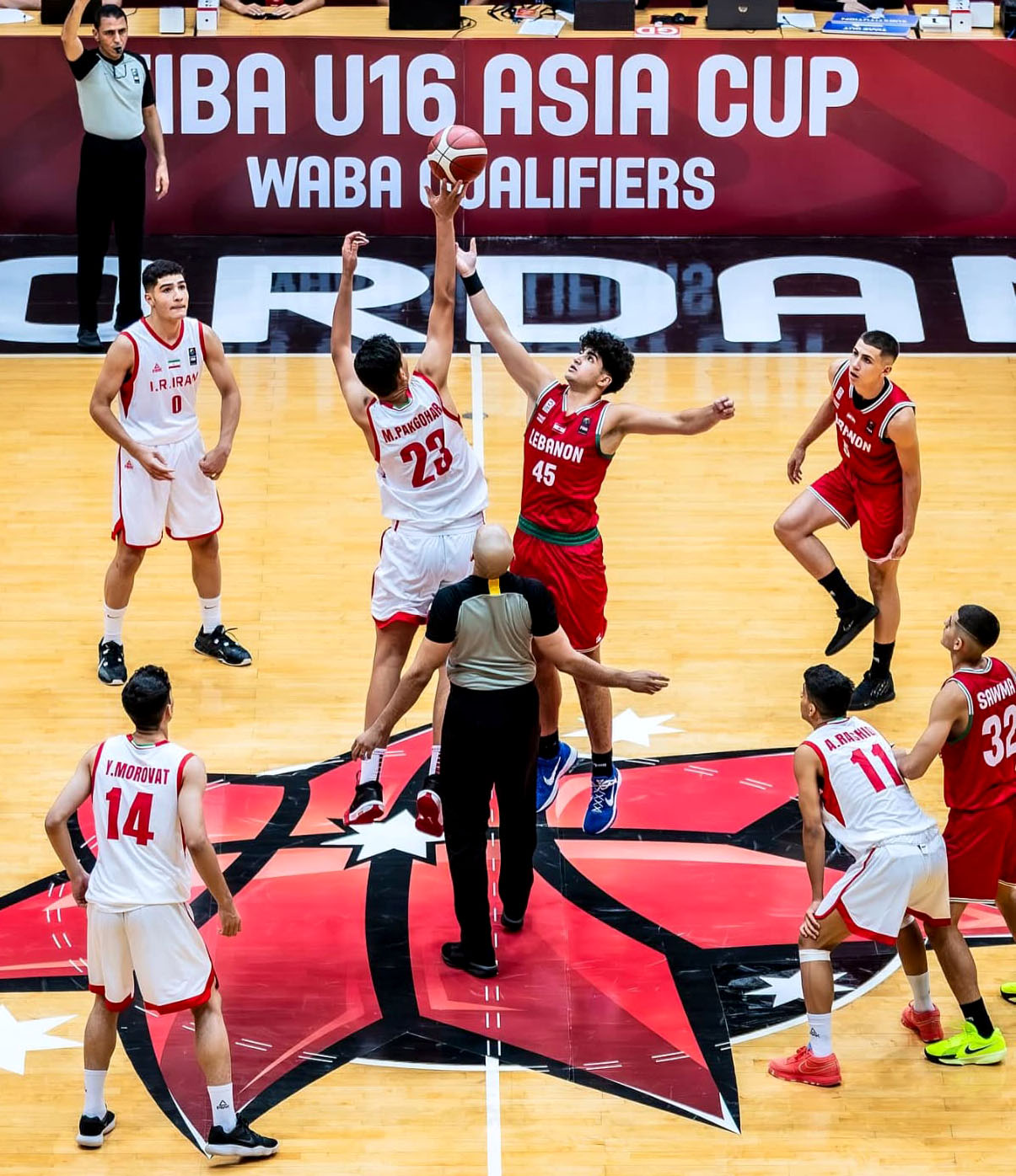 لبنان يتجاوز إيران في افتتاح بطولة غرب آسيا للناشئين