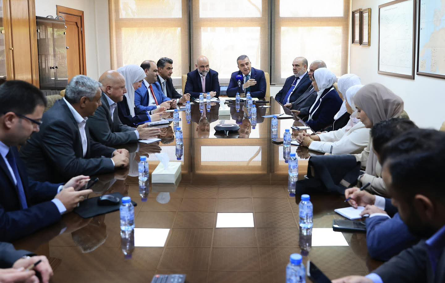 الطاقة النيابية تزور شركة الكهرباء الوطنية