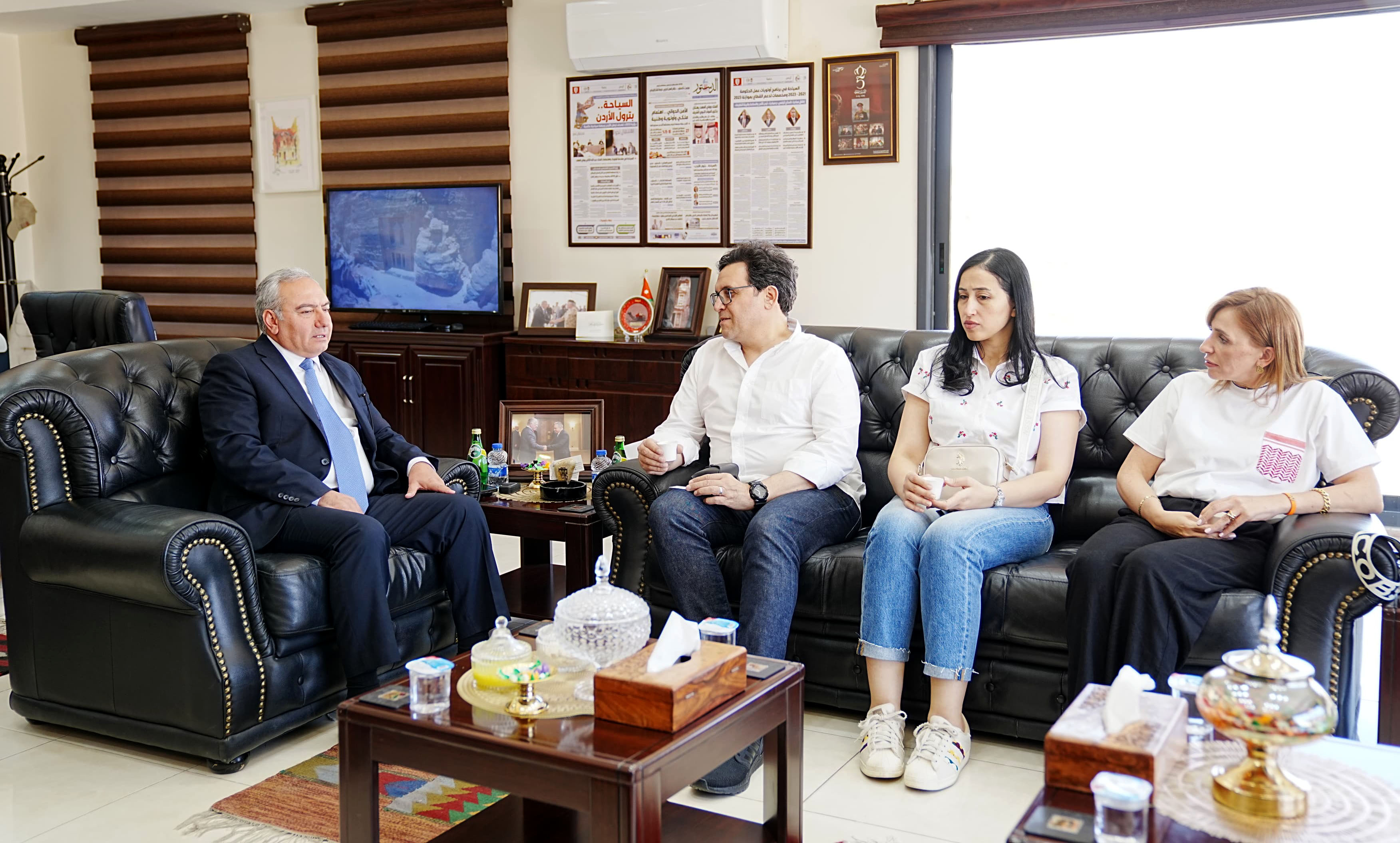 البريزات يبحث ووزير الثقافة المصري سبل حماية التراث الثقافي