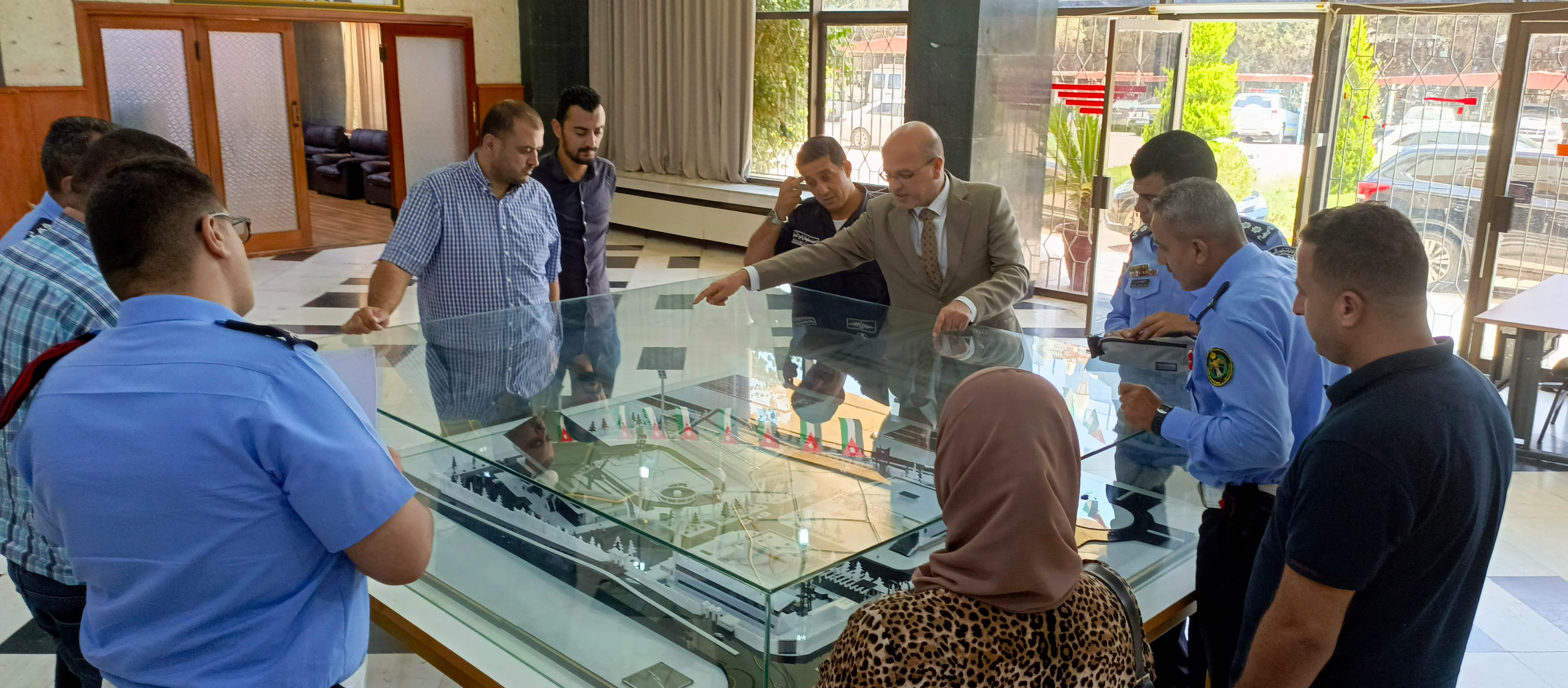 اجتماع في إربد يبحث الواقع المروري في محيط مدينة الحسن للشباب