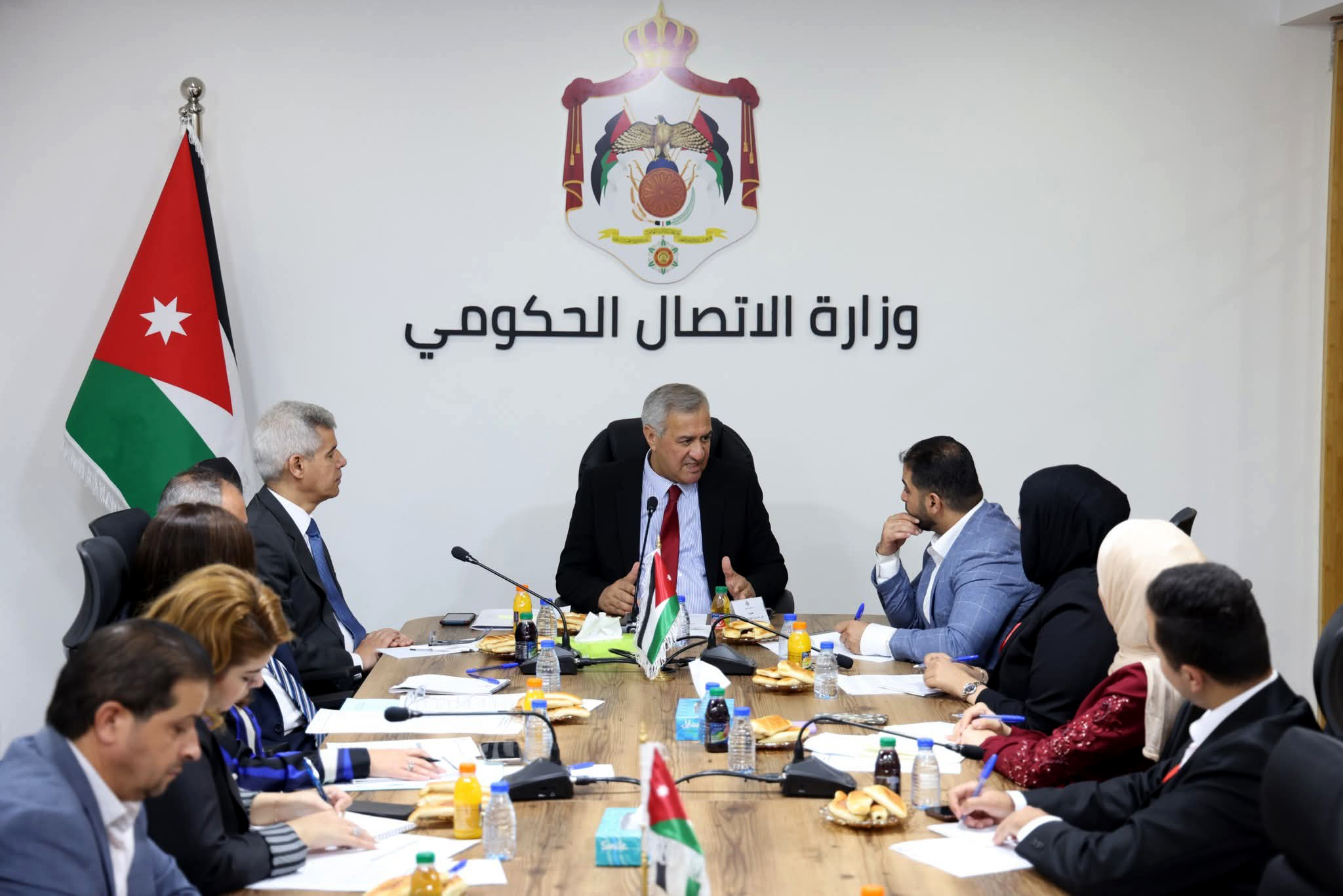 النوايسة يلتقي فريق مشروع الحكومة الشبابية - الجيل الثالث