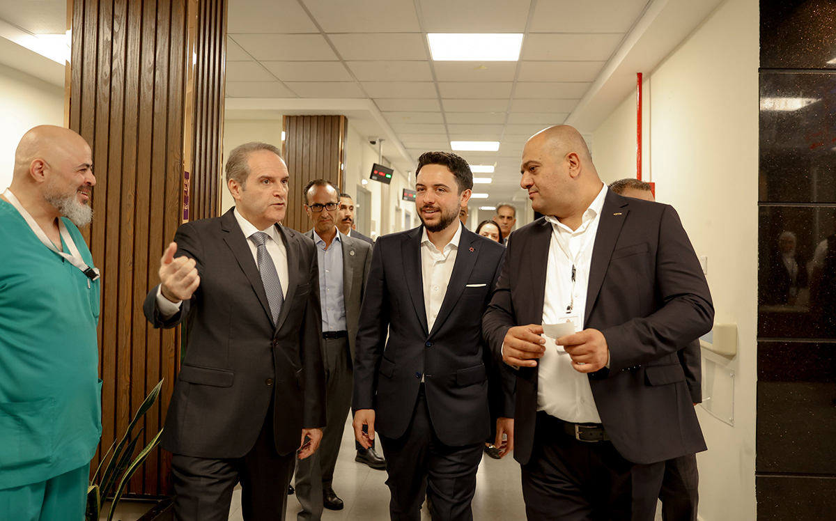 ولي العهد يفتتح مركز الصحة الرقمية الأردني في السلط