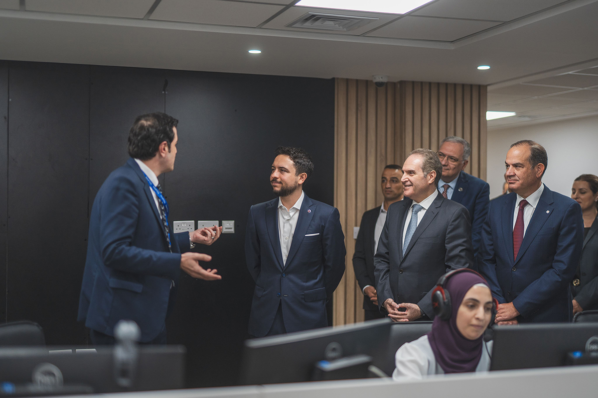 ولي العهد يفتتح مركز الصحة الرقمية الأردني في السلط