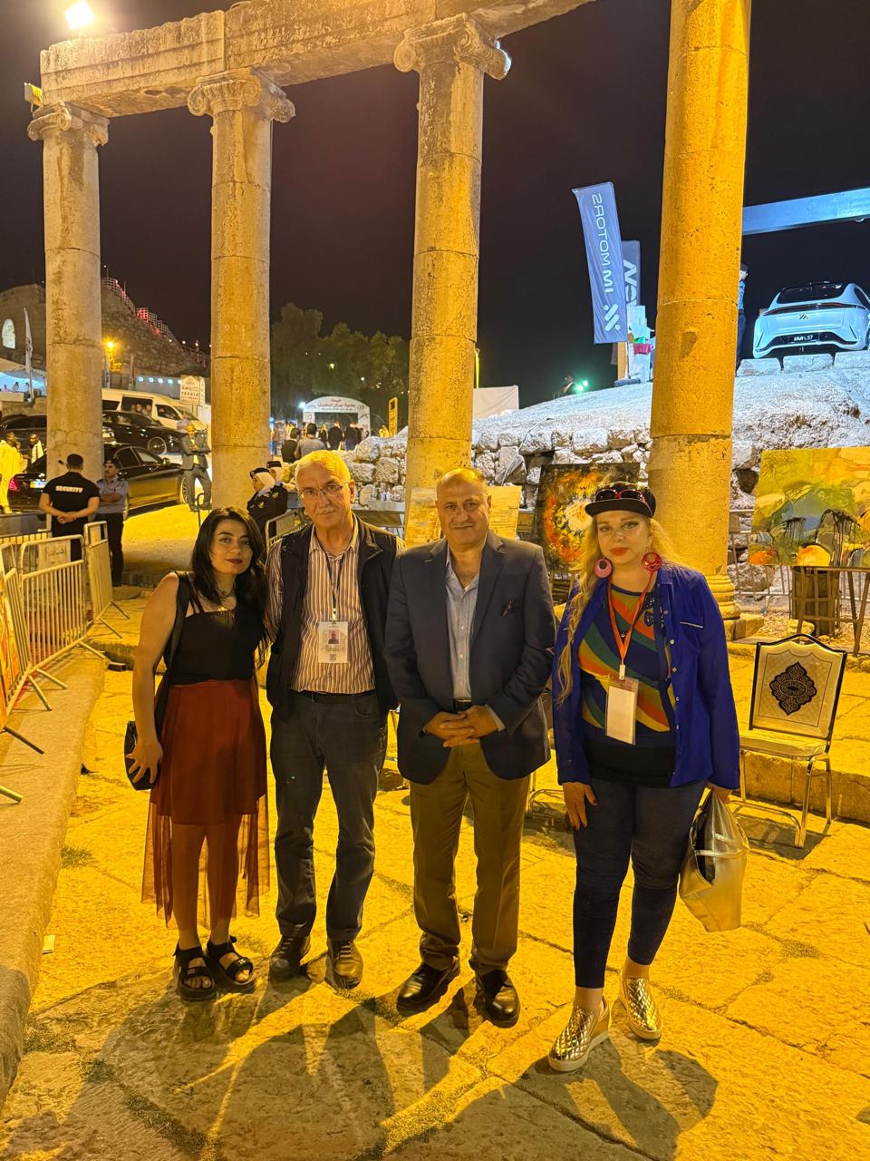 أرسم وطنك الأردن.. معرض فني في سمبوزيوم مهرجان جرش