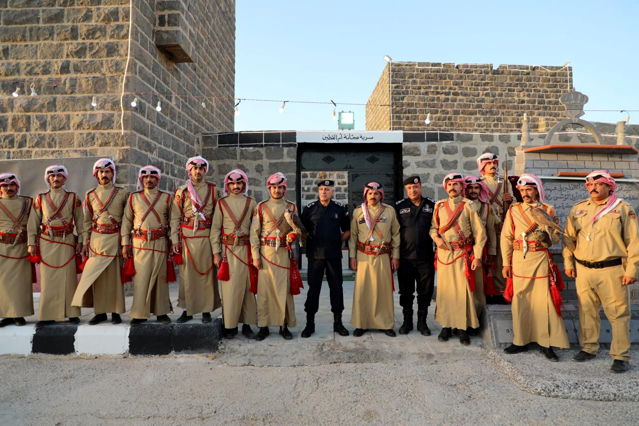 مدير الأمن العام يفتتح سرية الهجّانة الرابعة في مغفر أم القطين التاريخي