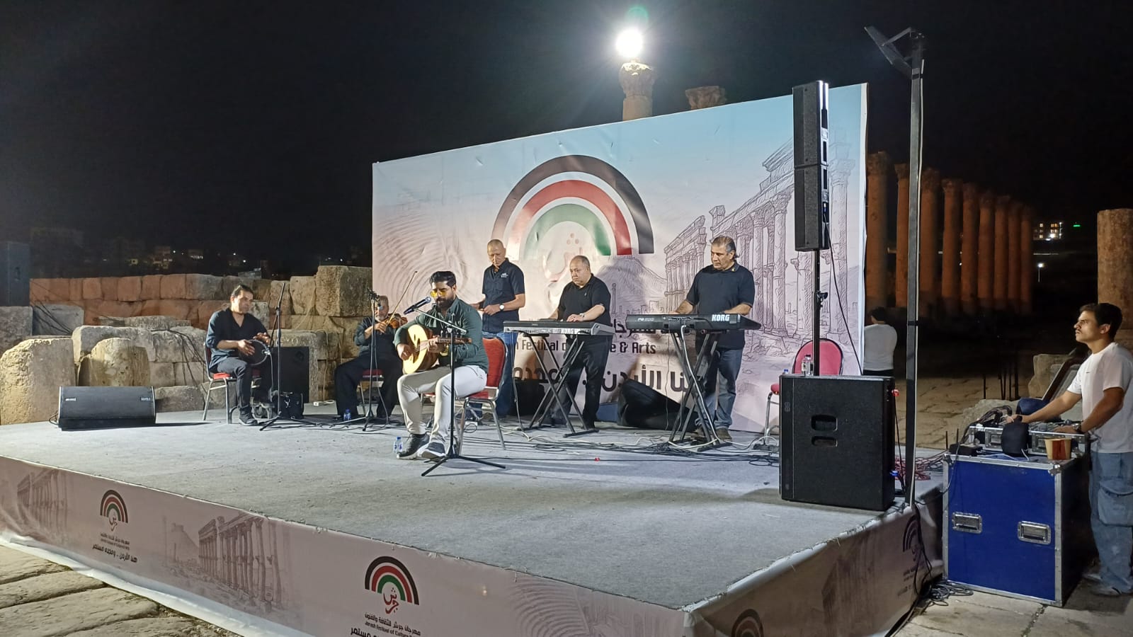 مسارح جرش39 تنبض بإبداعات ليلة اردنية وفعاليات لفرق دول صديقة