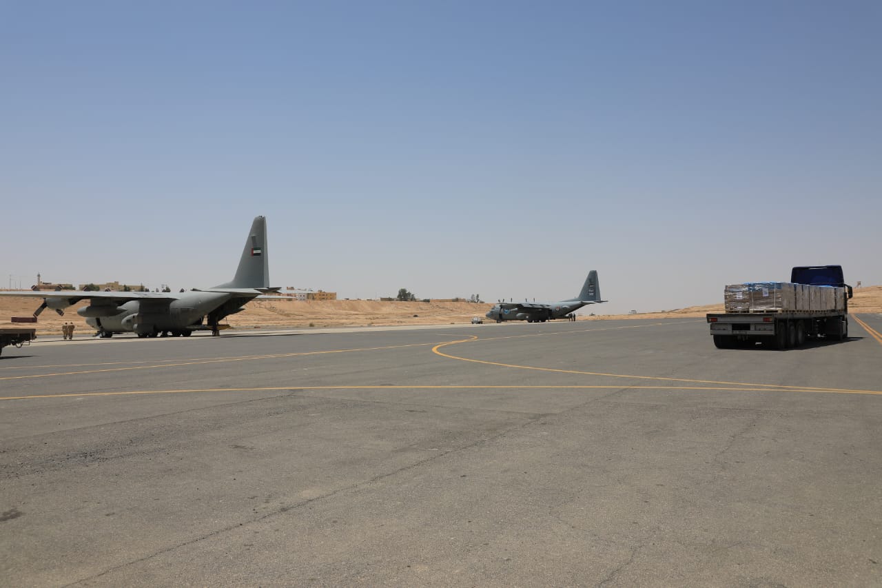 القوات المسلحة الأردنية ونظيرتها الإماراتية تنفذان إنزالين جويين على قطاع غزة