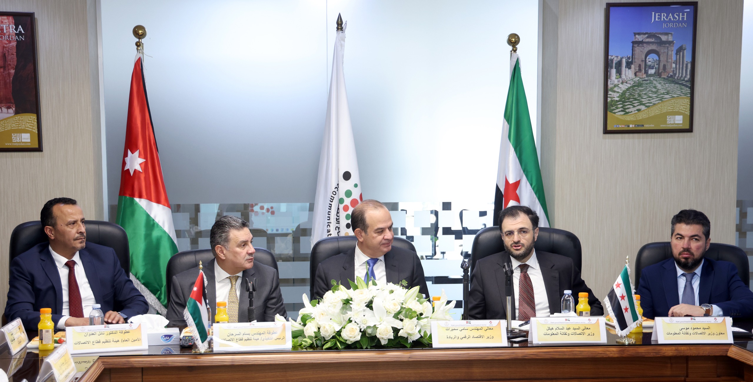 وفد سوري يطلع على تجربة هيئة تنظيم قطاع الاتصالات