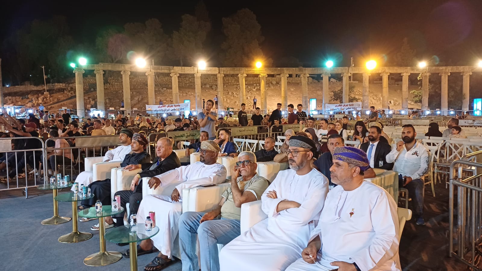 تجليات الأصالة لموروث فنيالحماسي العُماني والملحون المغربي على الساحة في جرش39