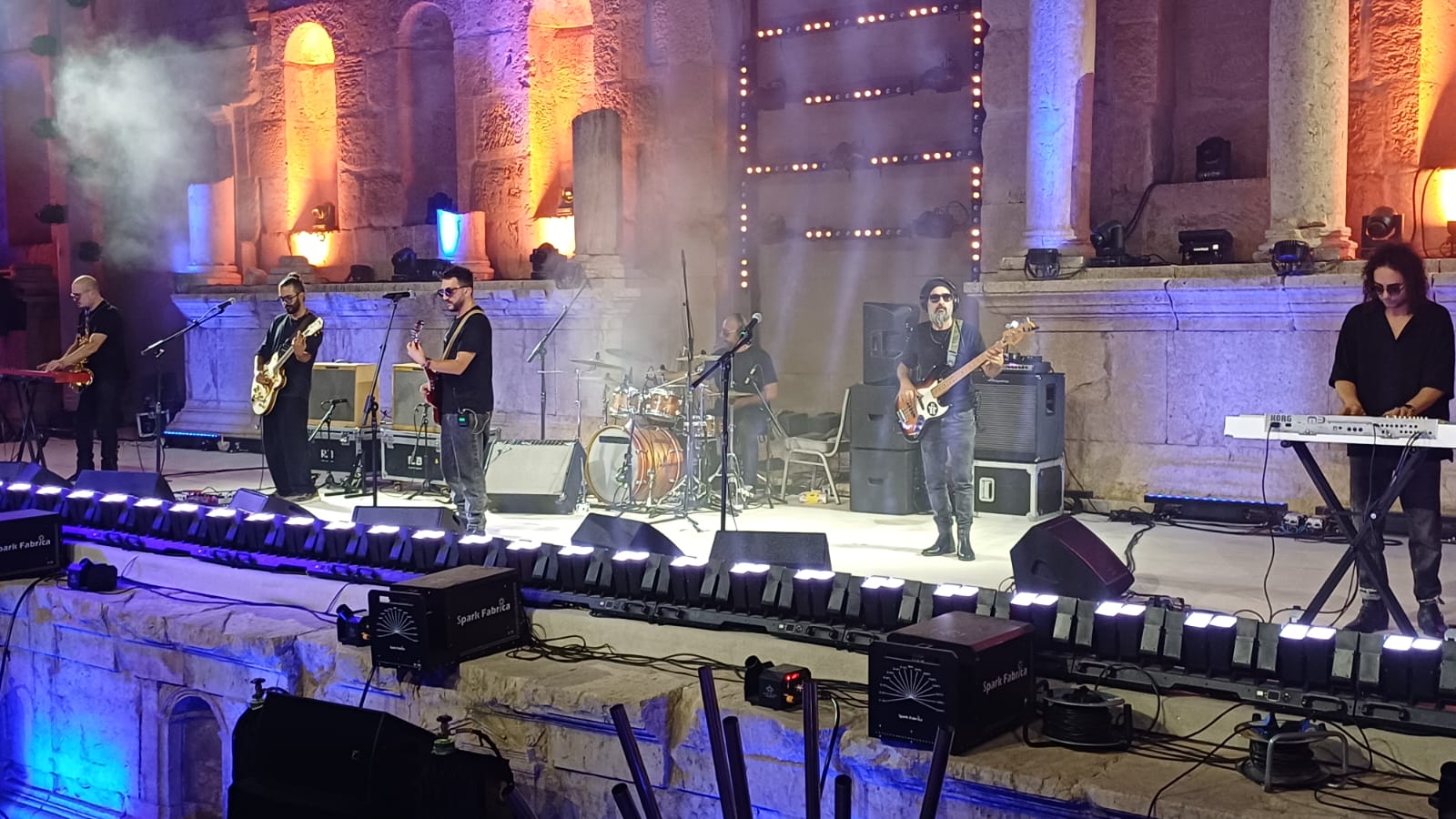 فرقة اتوستراد الاردنية تحلق في فضاءات الشمالي ضمن جرش39