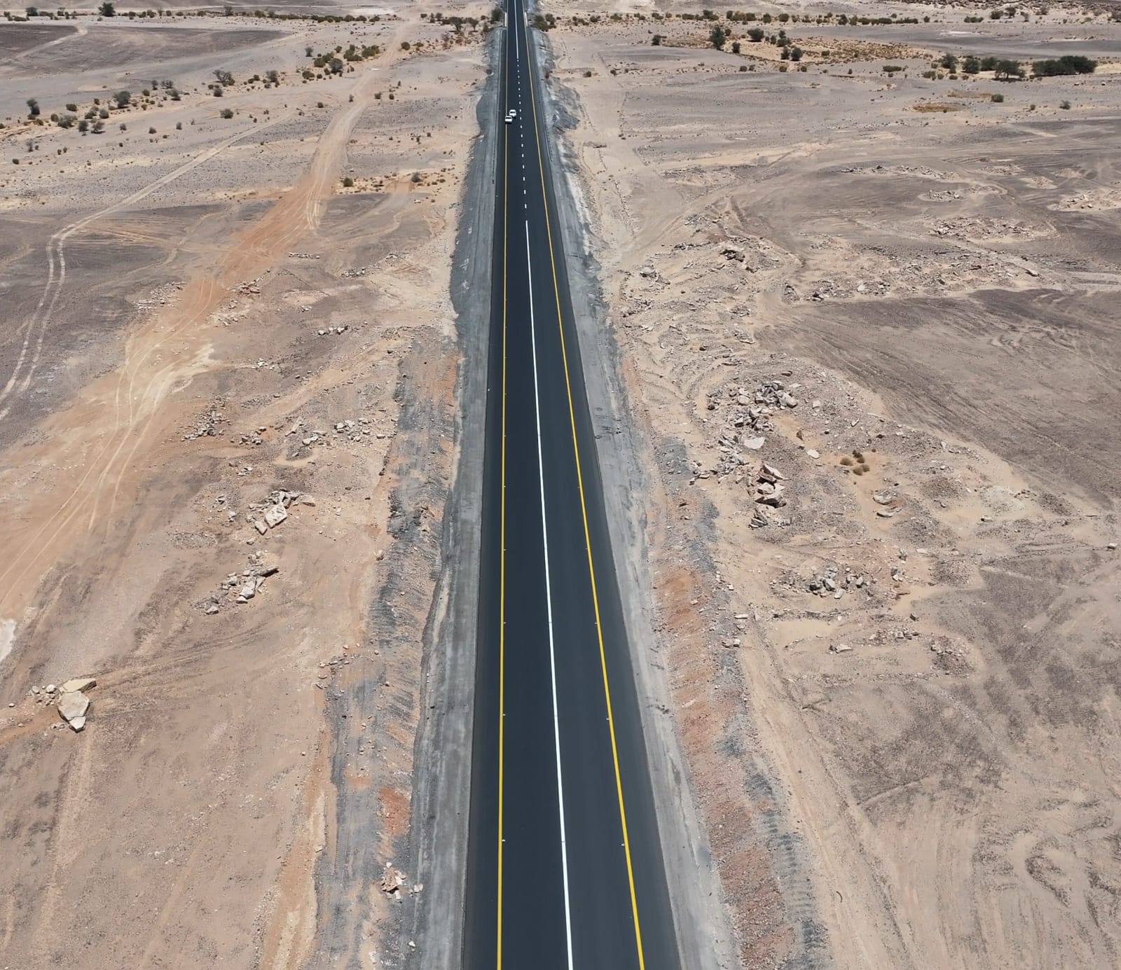 الأشغال تنهي المرحلة الأولى من تأهيل طريق معان-المدورة