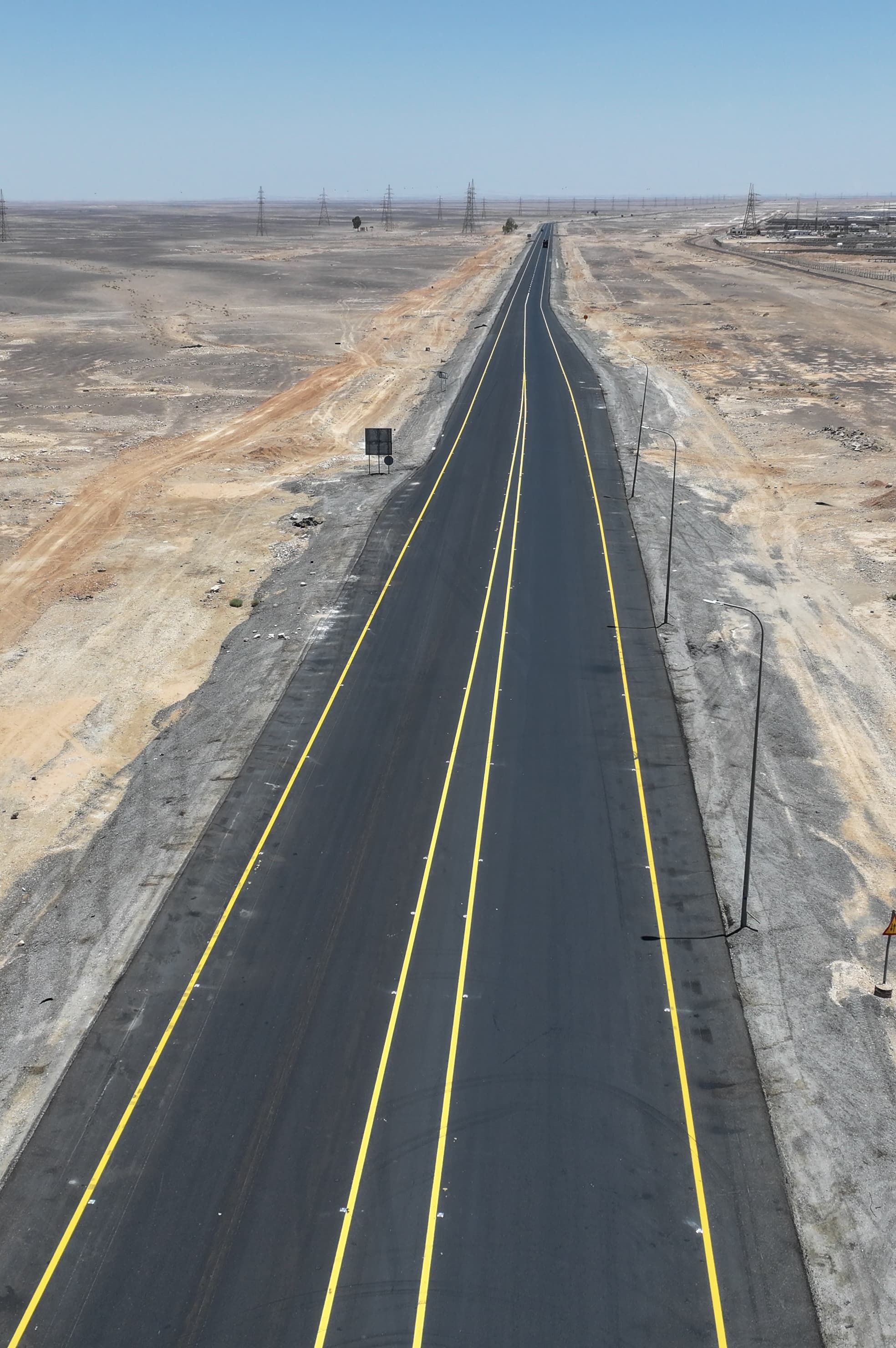 الأشغال تنهي المرحلة الأولى من تأهيل طريق معان-المدورة