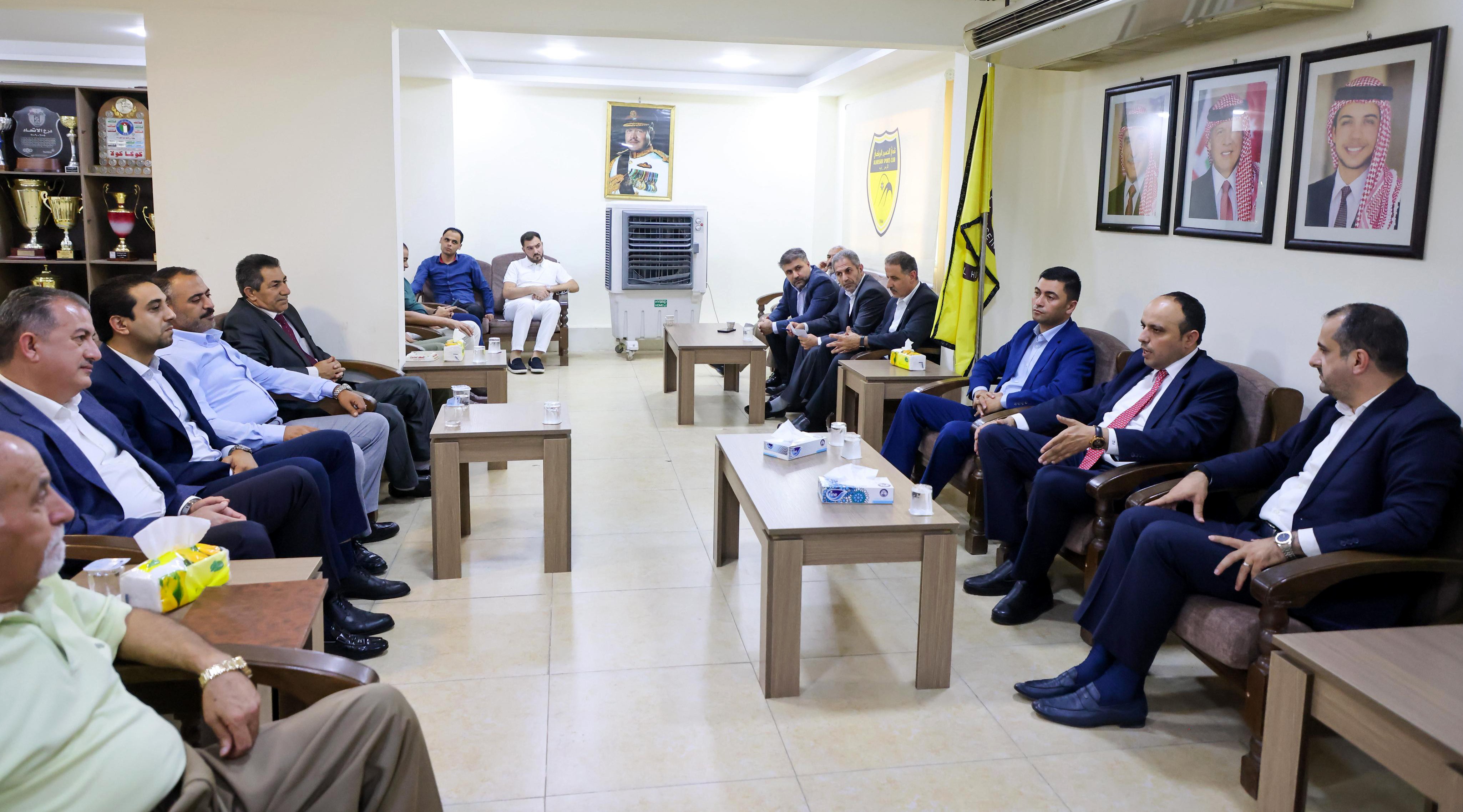 وزير الشباب: نادي الحسين إربد نموذج في العمل المؤسسي والتنافسية العالية