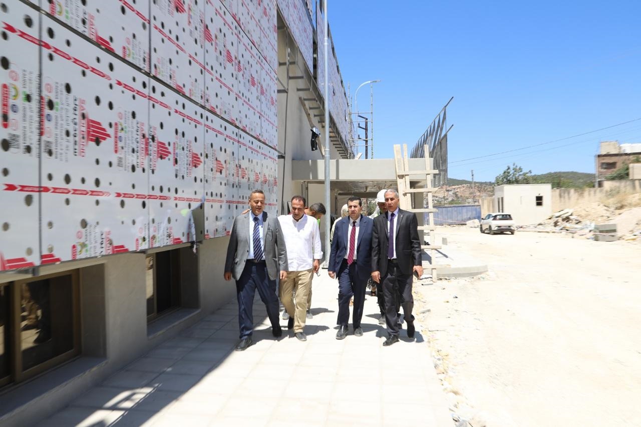 العجلوني يتفقد سير العمل في مشروعي كليتي جرش التقنية وعجلون الجامعية