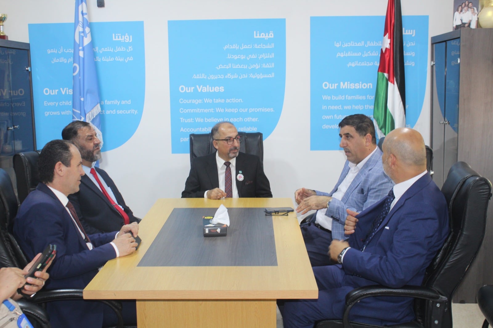 نواب يزورون قرية الأطفال في إربد