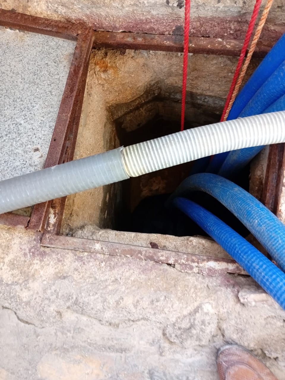 ضبط اعتداء على خط ناقل للمياه في محافظة اربد