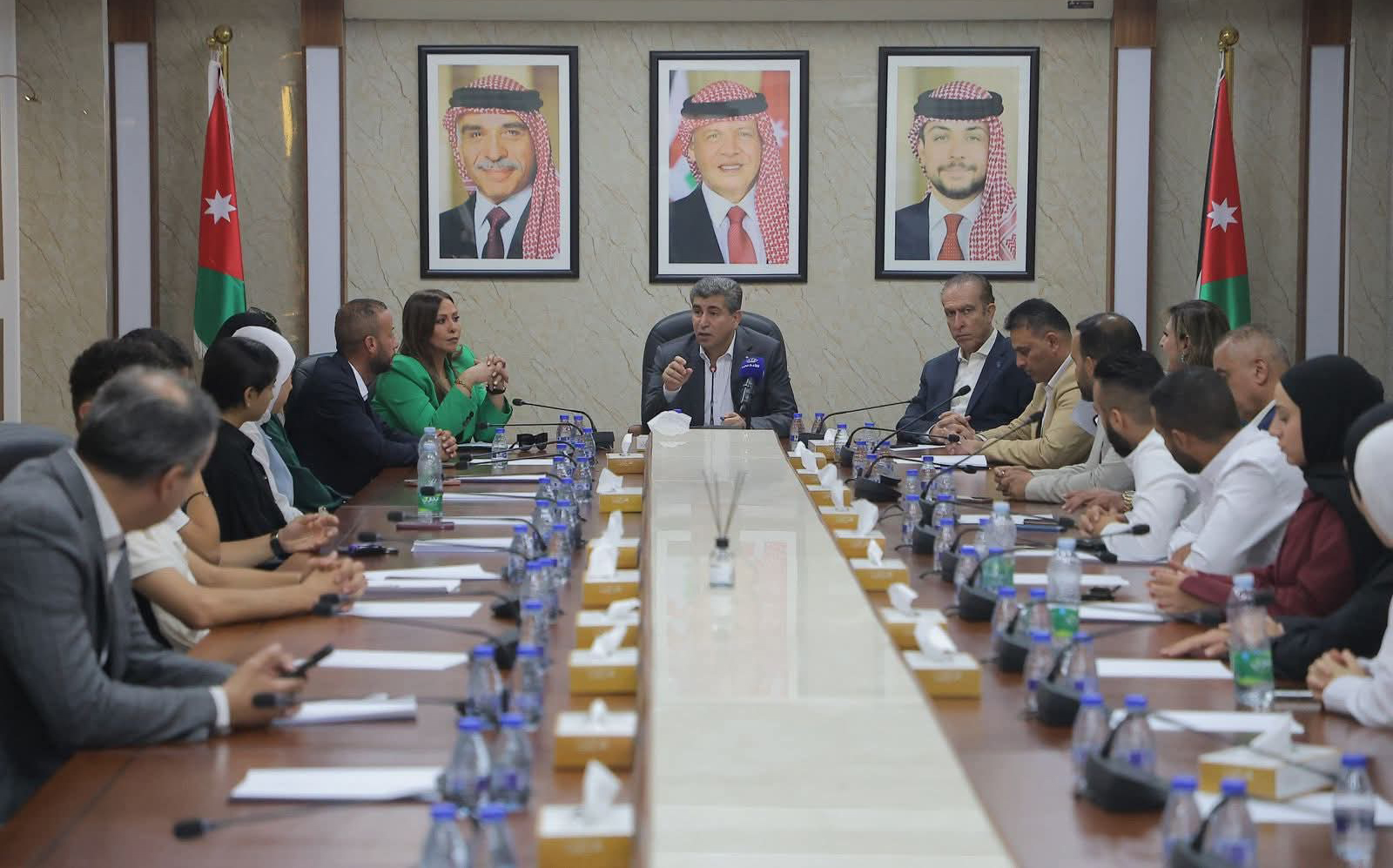 الرياضة النيابية تلتقي وفدًا من نادي سلوان المقدسي