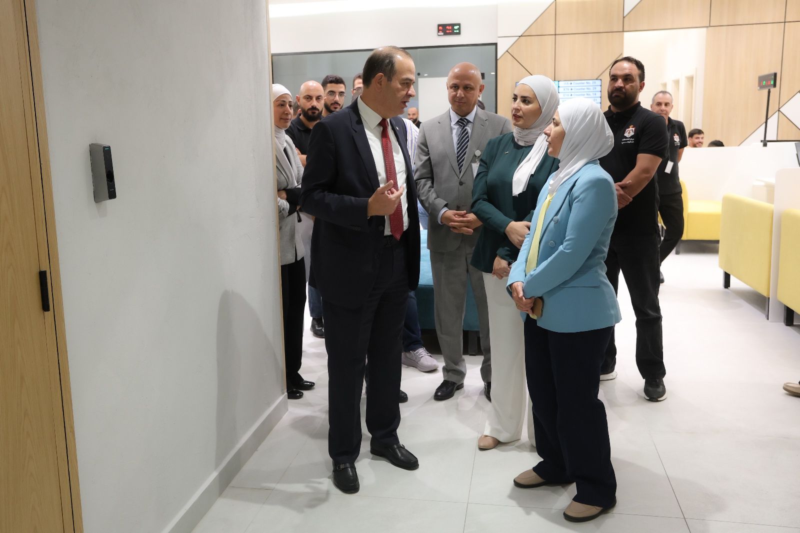 افتتاح التوسعة الجديدة لمركز الخدمات الحكومية في المقابلين