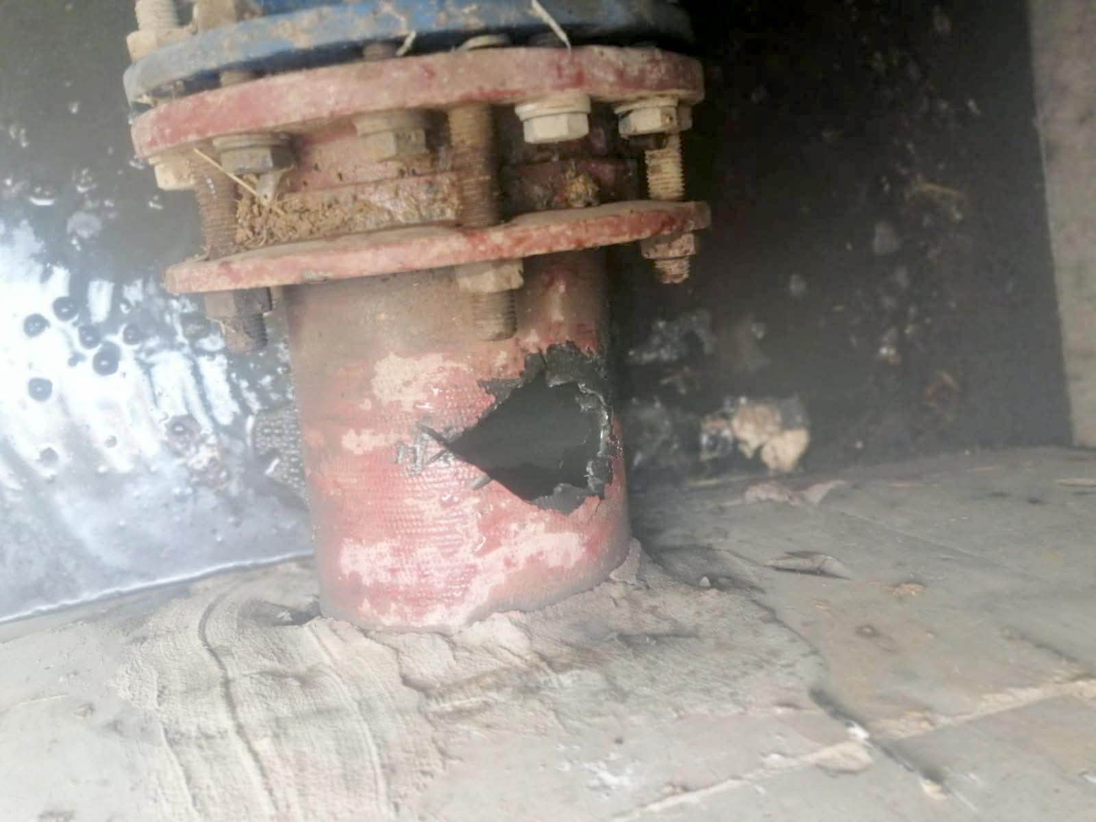 ضبط اعتداء على خط مياه مخصص للزراعة في الجيزة