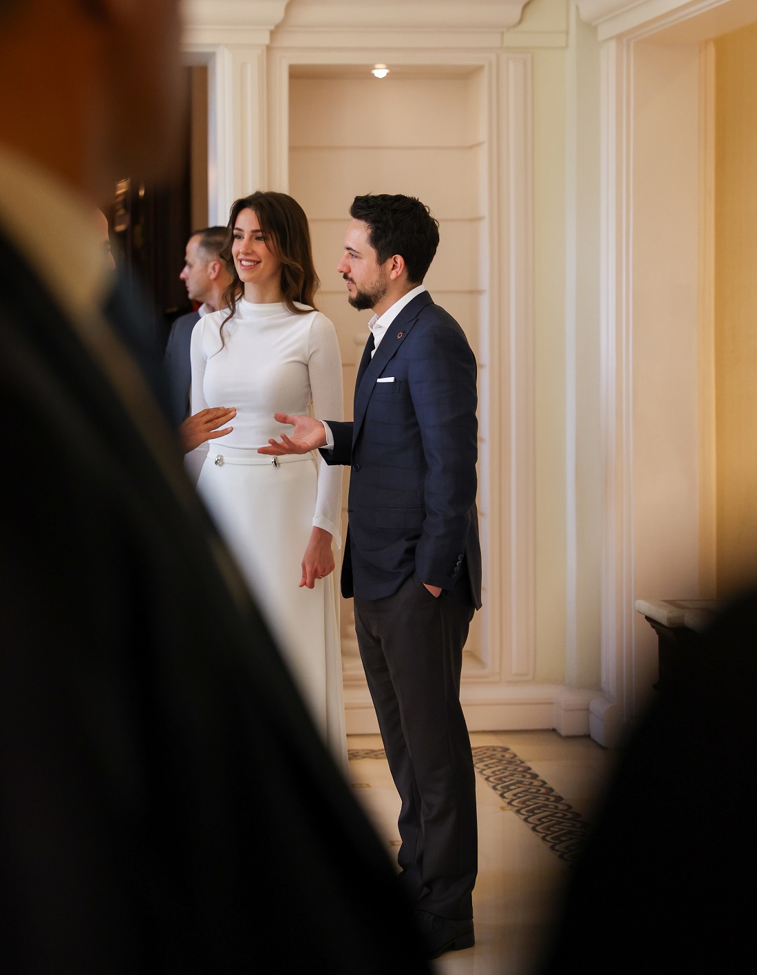 الأمير الحسين يستقبل أوائل الثانوية في قصر بسمان