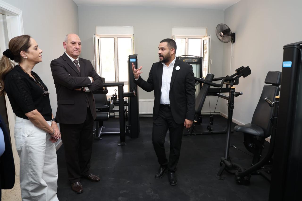 مرفق رياضي لتعزيز التعافي في قسم تأهيل المدمنين