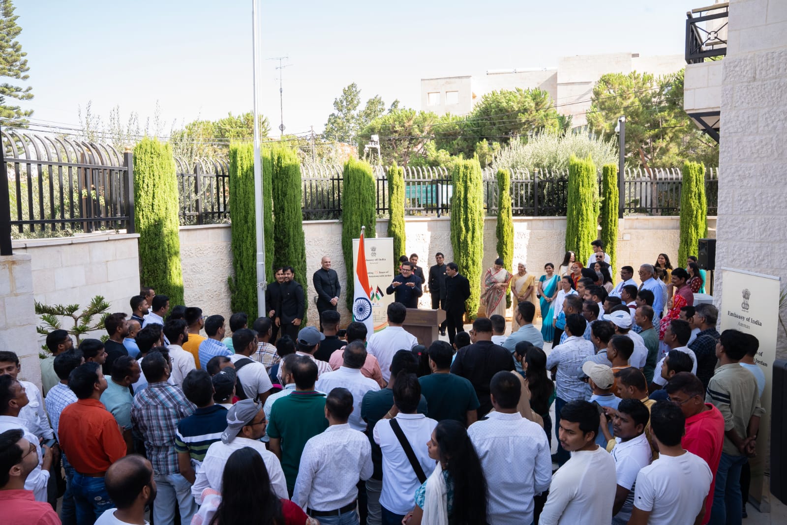 السفارة الهندية بعمان تحتفل بالذكرى الـ79 لاستقلال بلادها