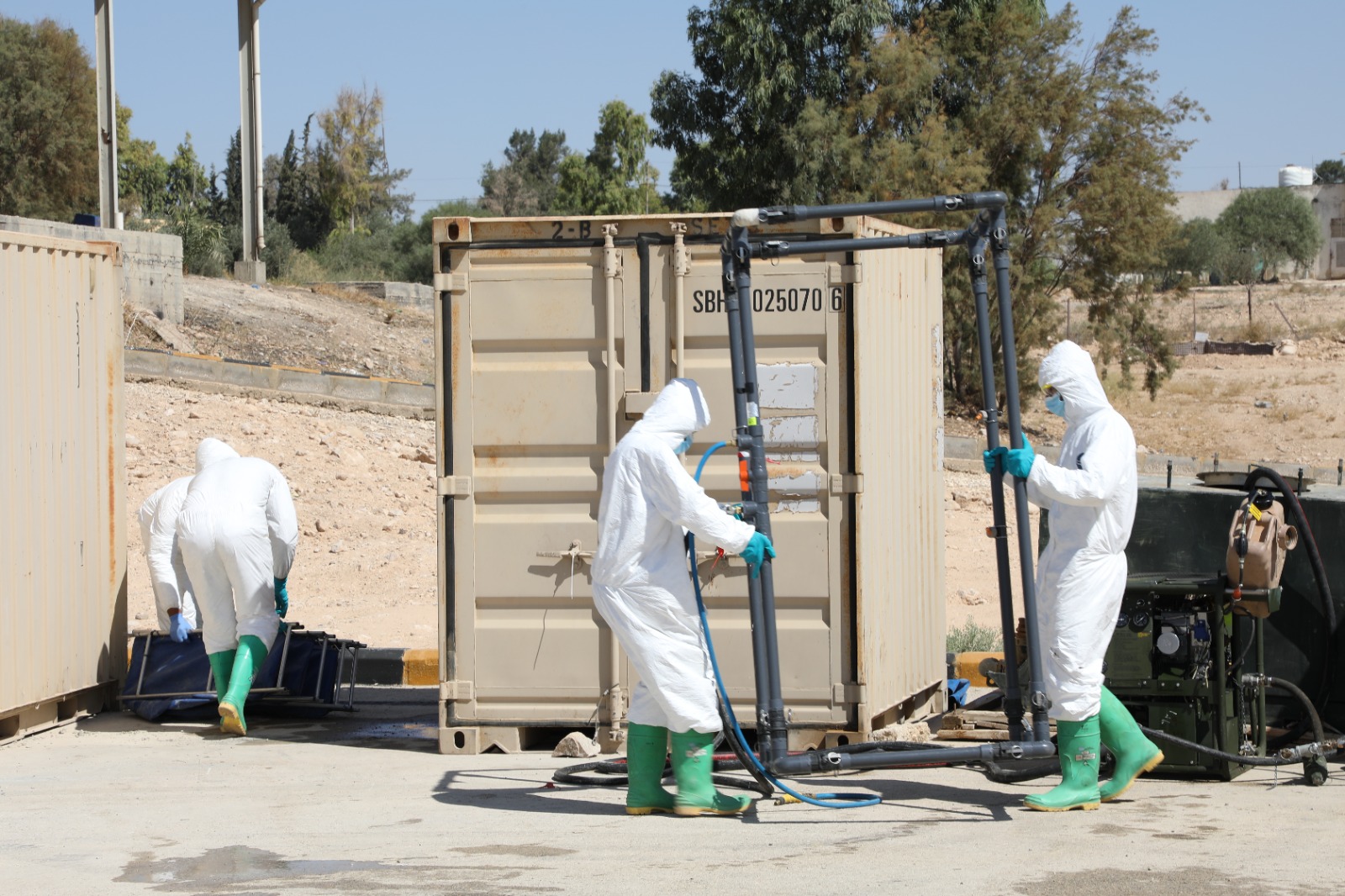 انطلاق التمرين الميداني بقطاعات عين التنين في سلاح الهندسة الملكي