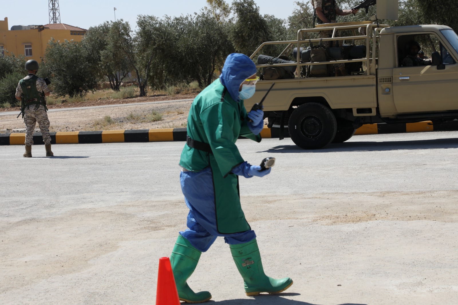 انطلاق التمرين الميداني بقطاعات عين التنين في سلاح الهندسة الملكي