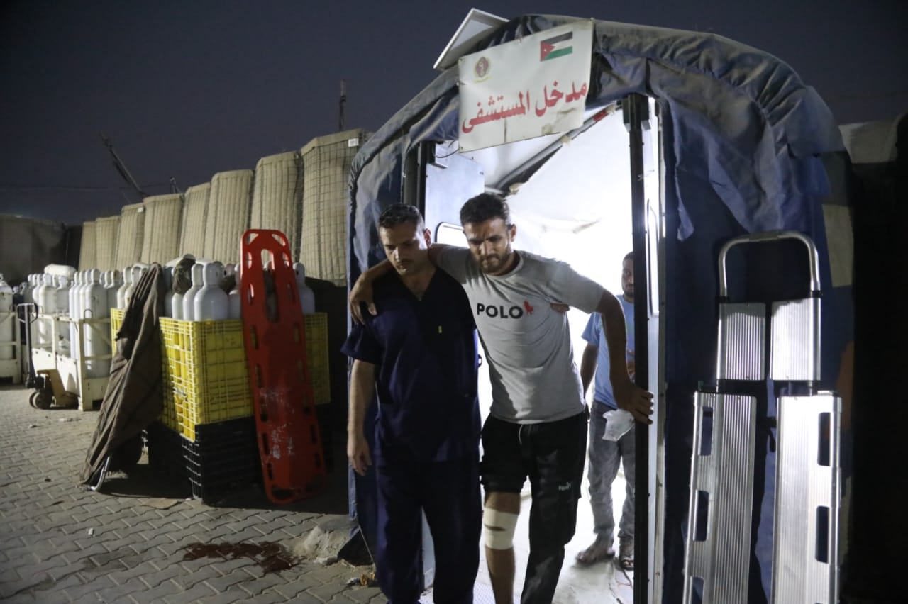 المستشفى الميداني الأردني جنوب غزة7 يواصل تقديم خدماته للأهل في القطاع