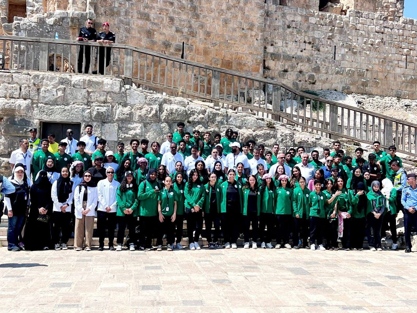 تربية عجلون تستقبل الوفود المشاركة بالبطولة الرياضية المدرسية العربية