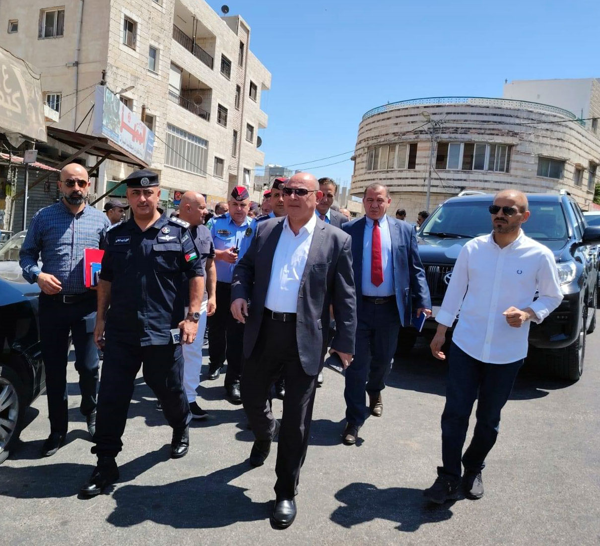 جرش: خريسات وبني ياسين يتفقدان الواقع الخدمي والمروري في منطقة سوف