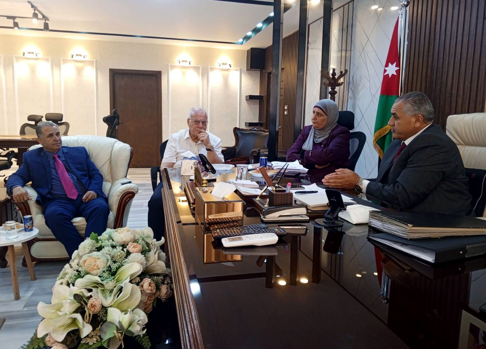 بحث التعاون بين بلدية غرب إربد ونقابة الصحفيين في الشمال