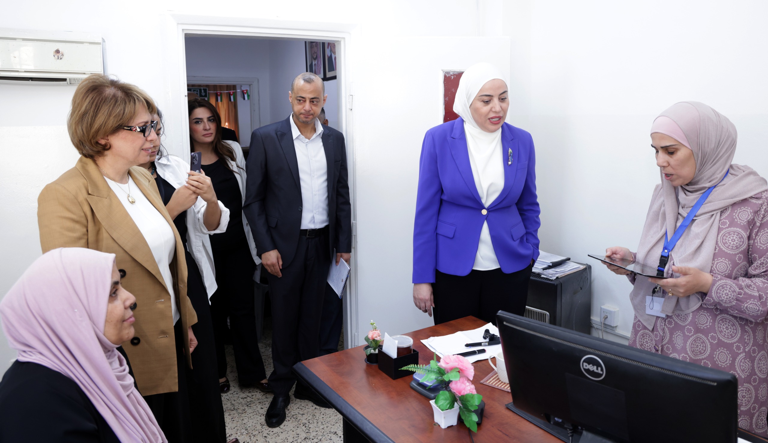  بني مصطفى والبلبيسي تجريان زيارات مفاجئة لمكاتب المعونة