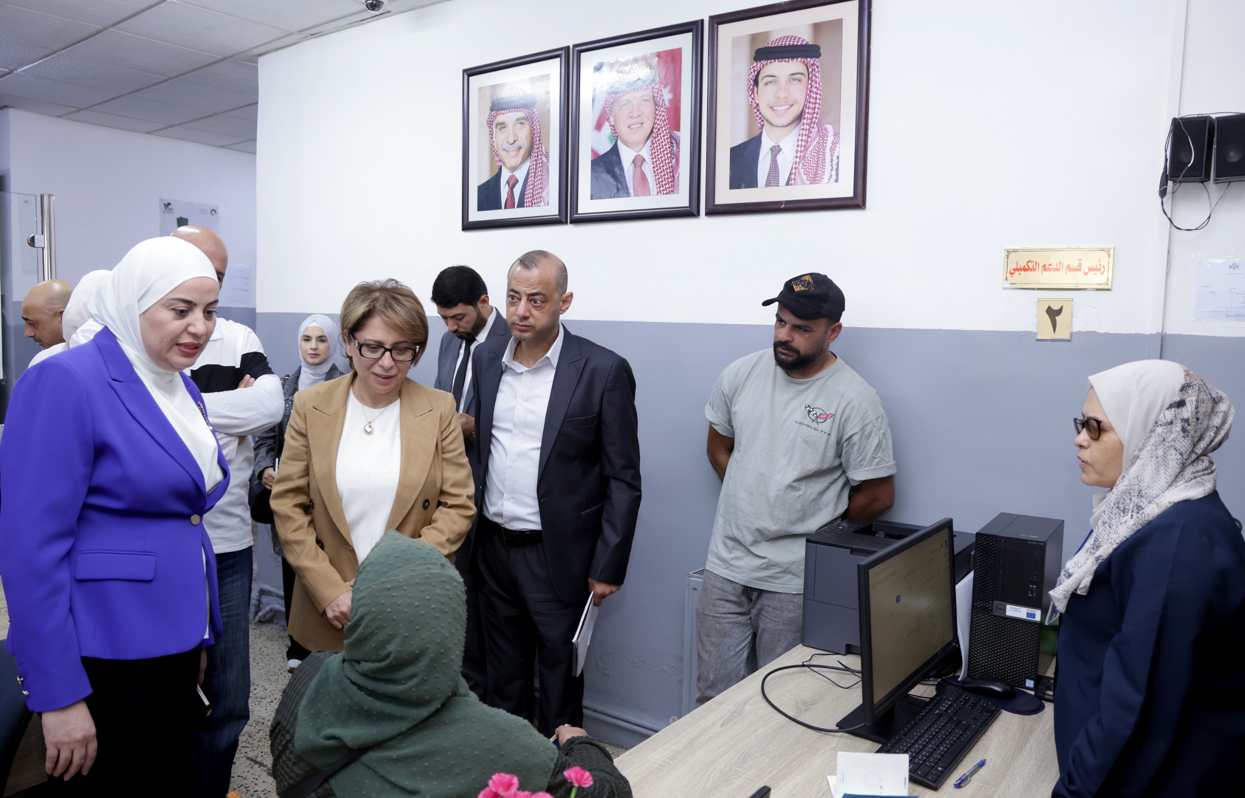 بني مصطفى والبلبيسي تجريان زيارات مفاجئة لمكاتب المعونة