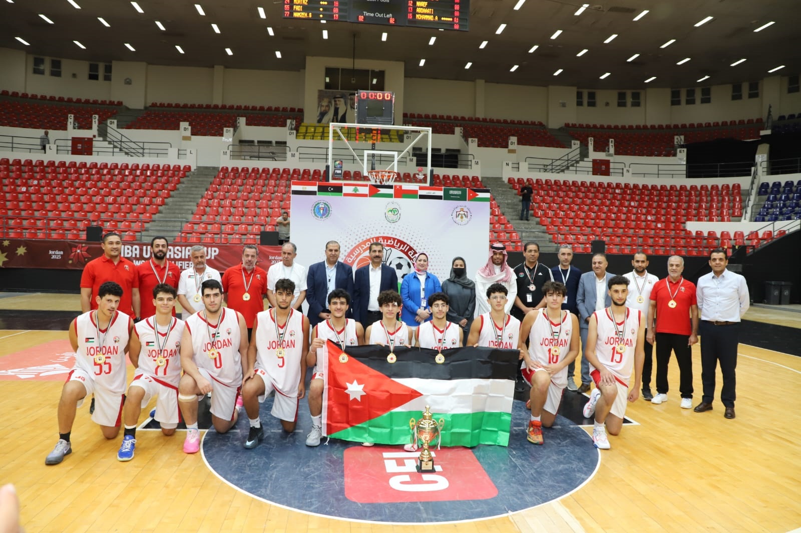 الأردن يتوج بلقب بطل العرب في البطولة العربية المدرسية