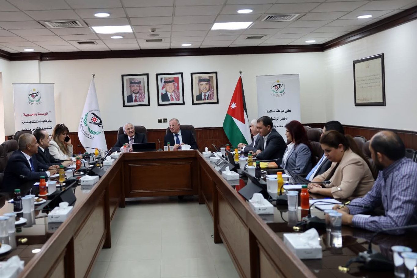 مذكرة تفاهم بين النزاهة ومكافحة الفساد و مركز الشفافية الأردني