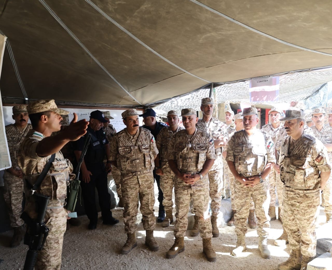 اختتام تمرين أسود مؤتة/4 في جامعة مؤتة - الجناح العسكري