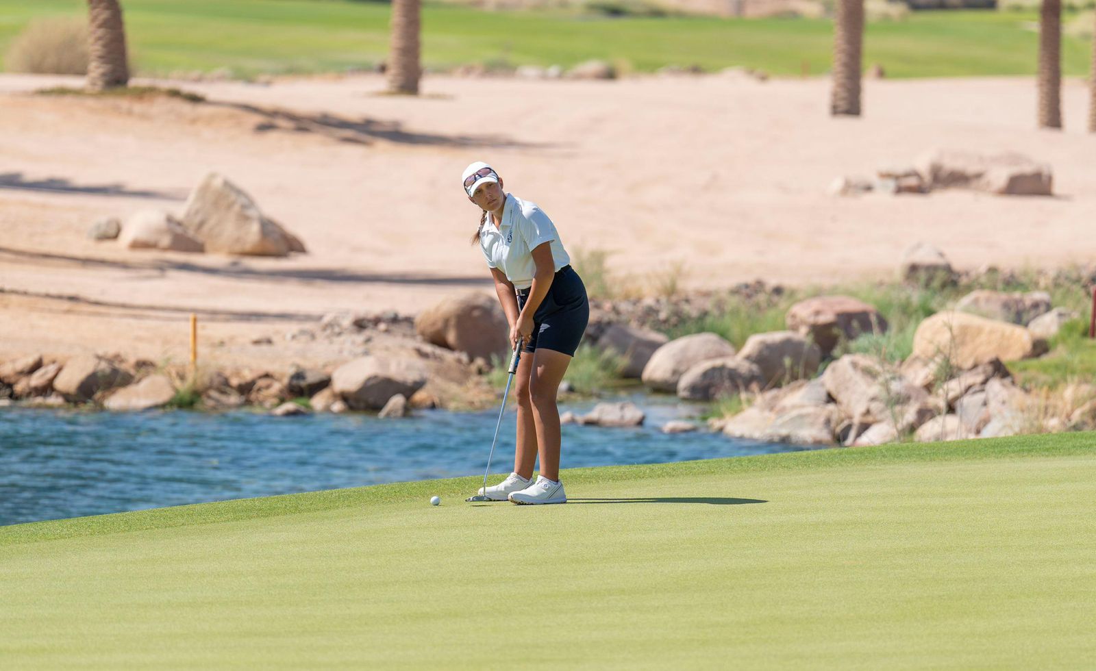 ياسمين ظاهر تواصل تألقها وتحافظ على صدارة السيدات ببطولة الأردن المفتوحة للجولف