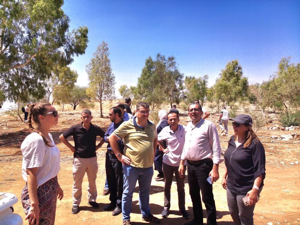 عجلون: وفد من بنك الأعمار الألماني يزور مشاريع في راجب