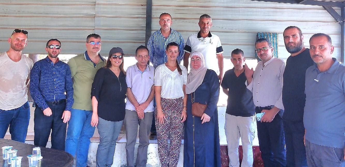 عجلون: وفد من بنك الأعمار الألماني يزور مشاريع في راجب