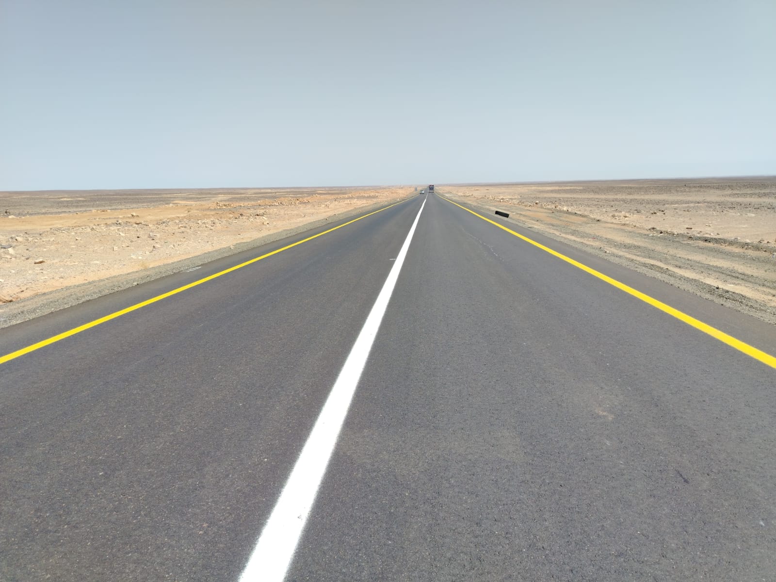 الأشغال تنجز إعادة تأهيل طريق معان – المدورة – مناجم الشيدية