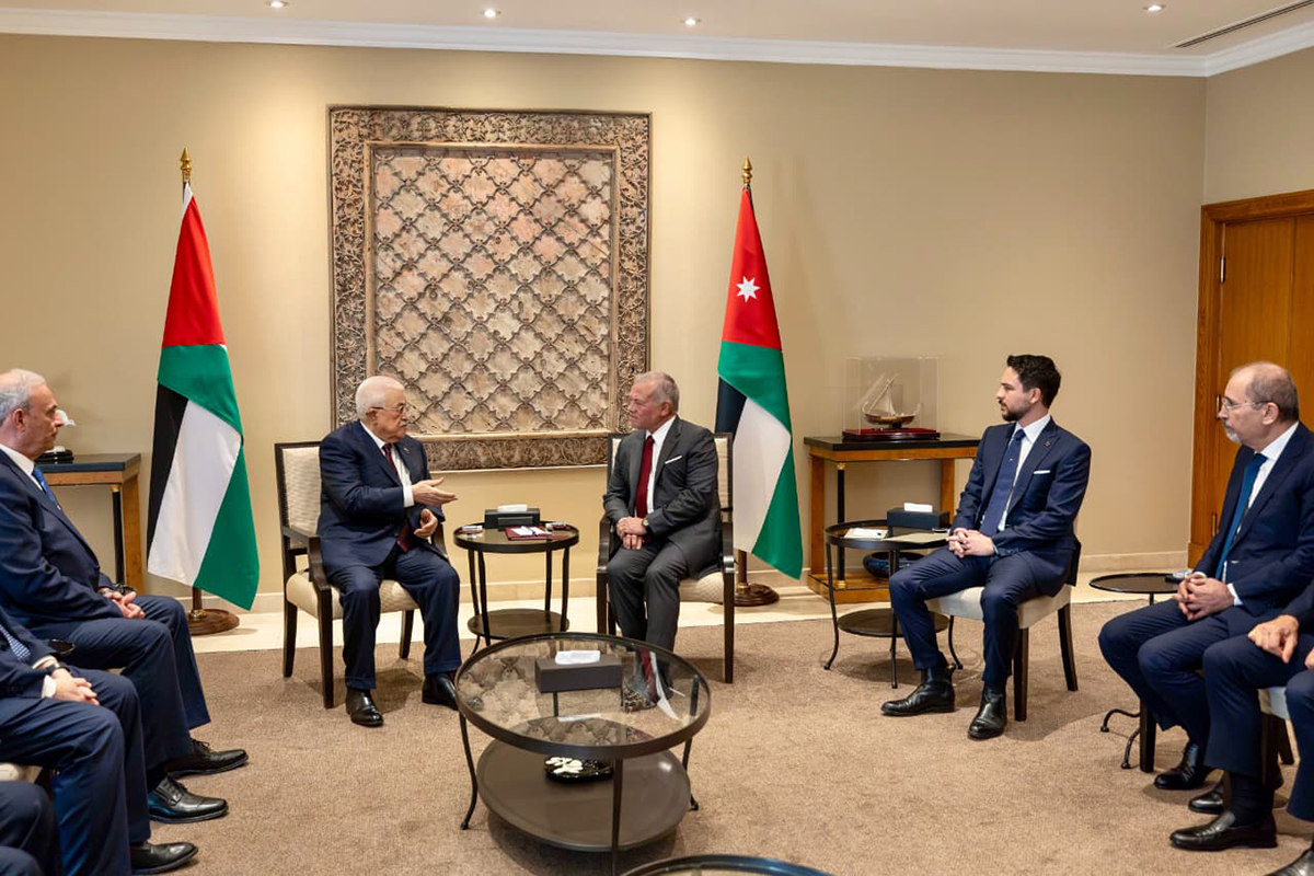 الملك يستقبل الرئيس عباس ويؤكد دعم الأردن الراسخ للأشقاء الفلسطينيين في نيل حقوقهم العادلة والمشروعة 