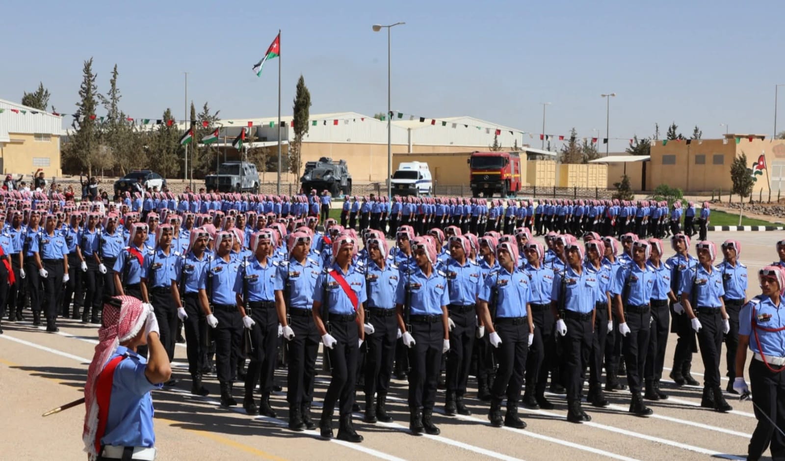 اللواء المعايطة يرعى تخريج كوكبة من مستجدي الأمن العام 