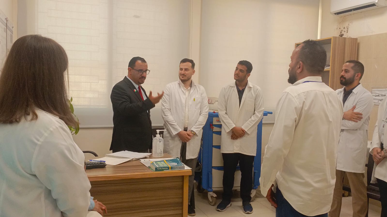 مدير صحة البلقاء يتفقد المراكز الصحية في لواء عين الباشا